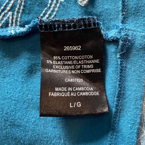 BUY 2 ITEMS GET 1 FREE - Fila Teal long sleeve T-shirt Sz L - Picture 7 of 8